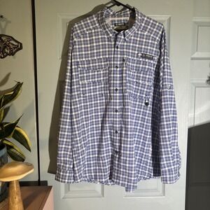 Magellan Fishing Pro Angler Shirt Men's LS‎ Vented 2-Pocket Classic Fit -XL